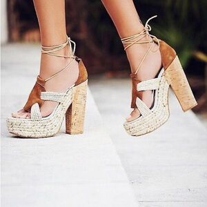 Free People High Society Espadrilles Heels